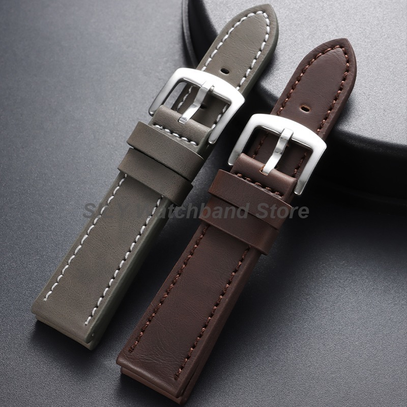 Suede Strap Watch - Tali Jam Tangan Kulit Asli 18Mm