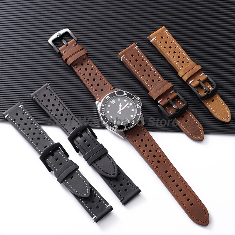 Suede Strap Watch - Untuk Seiko untuk Omega Tali Jam