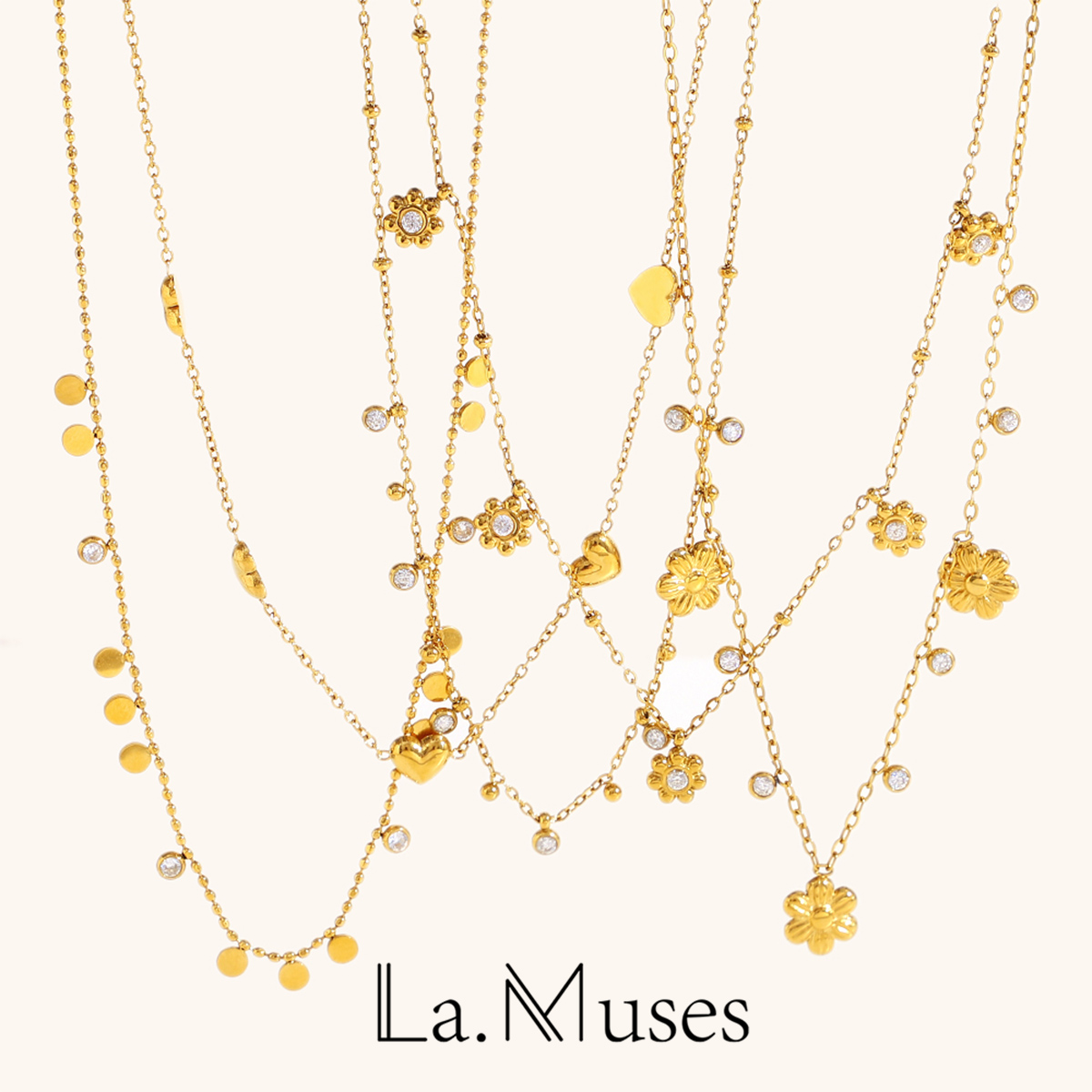 Butterfly Clasp Deployant - La. Muses Zirkon Kupu-kupu Cinta Bunga
