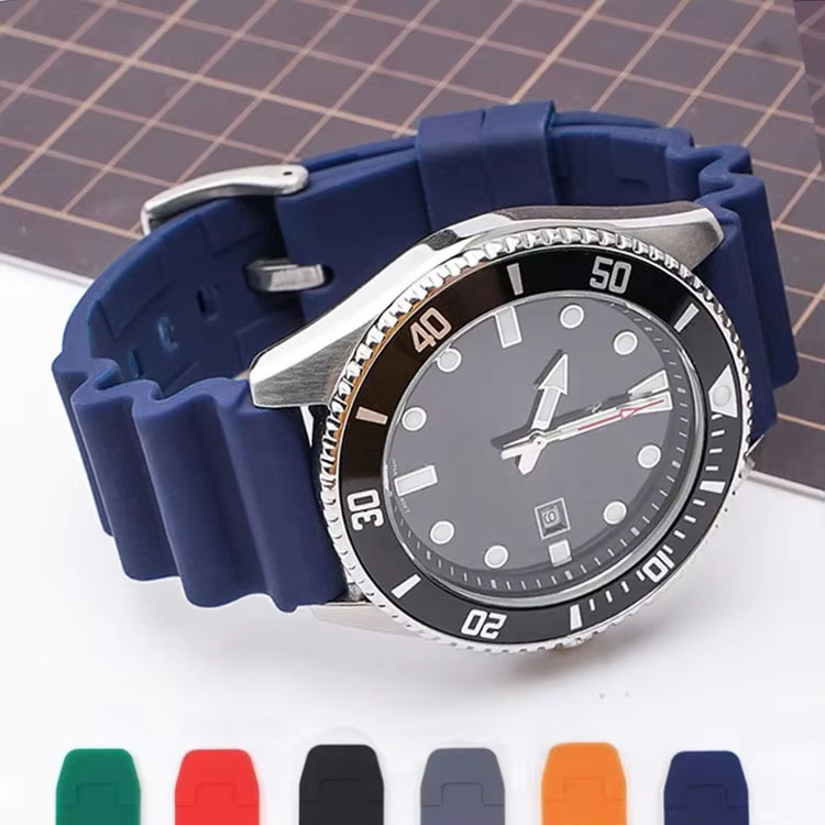 Citizen Watch Promaster - Gelang jam silikon untuk Rolex SUBMARINER,