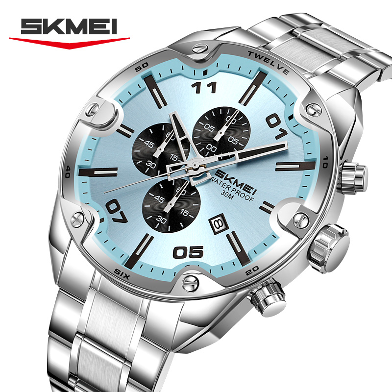 SKMEI 9387 Jam Tangan Bisnis K - Suede Strap Watch ulasan dan harga