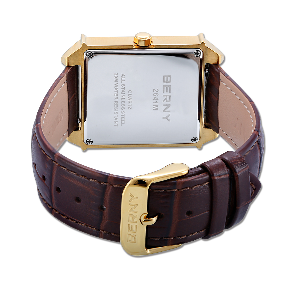 BERNY 6P25 Jam Tangan Kuarsa u - Cartier Watch Tank ulasan dan harga