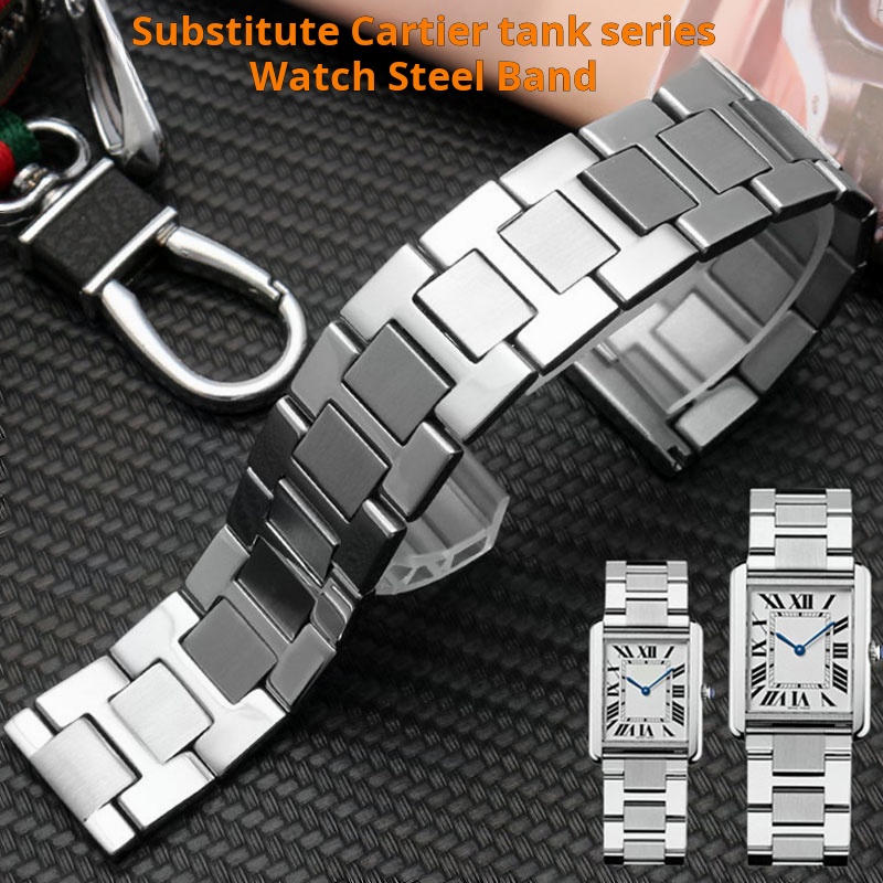 Gelang jam tangan baja tahan k - Cartier Watch Tank ulasan dan harga