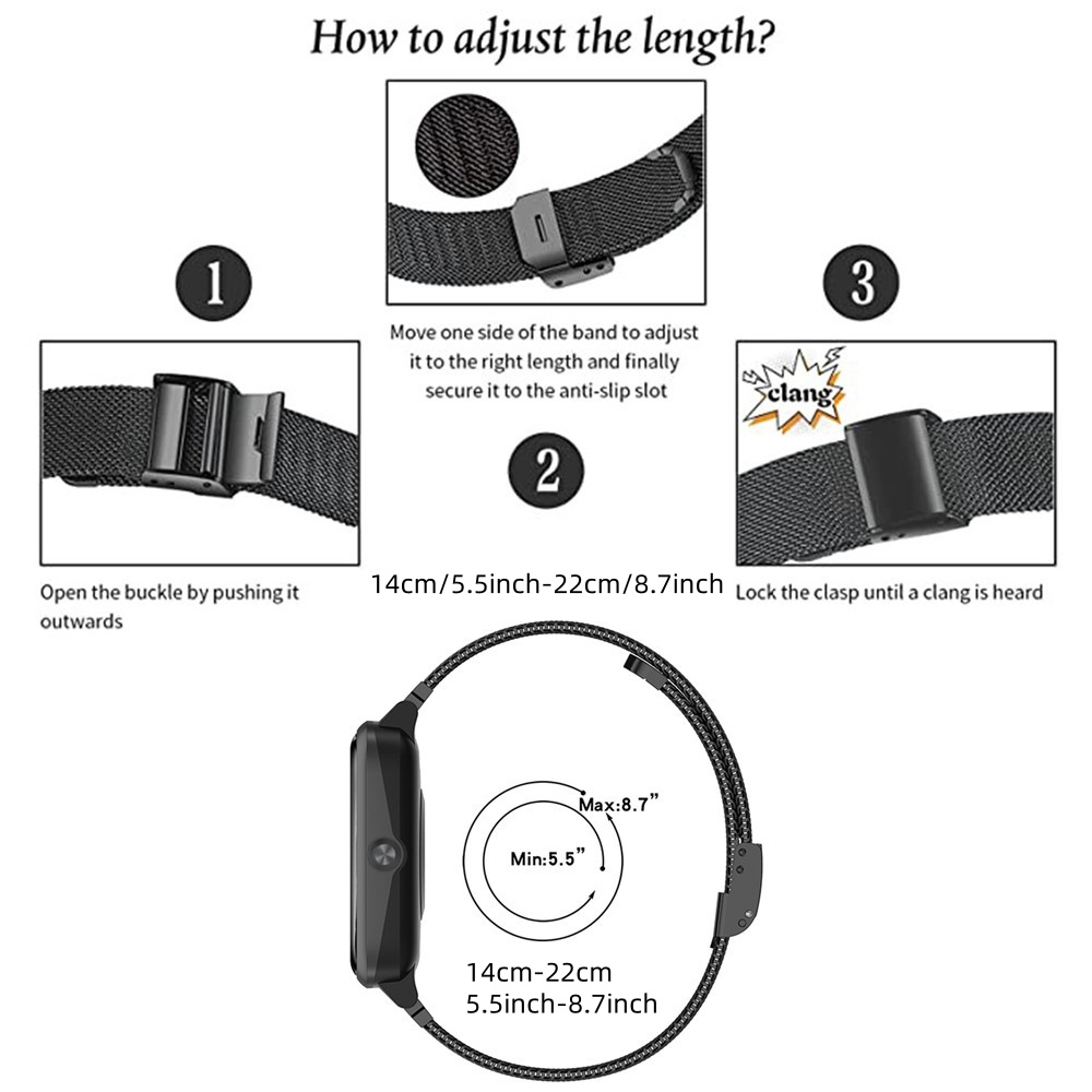 Tali Logam untuk Garmin Vivoac - Mesh Strap Metal ulasan dan harga