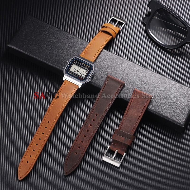 18mm 19mm 20mm 21mm 22mm 24mm  - Leather Strap Quick Release ulasan dan harga