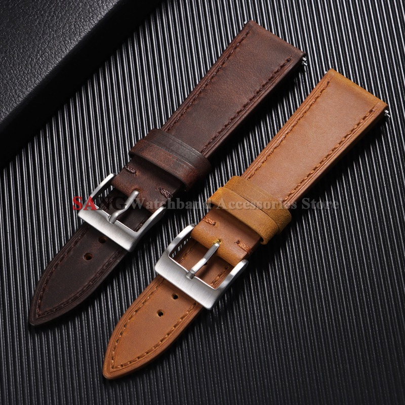 18mm 19mm 20mm 21mm 22mm 24mm  - Leather Strap Quick Release ulasan dan harga