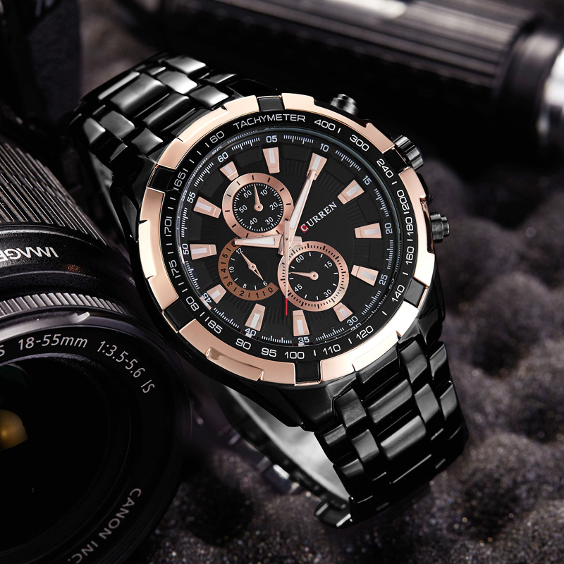 CURREN 8023 Jam Tangan Kuarsa  - Patek Philippe Watch Nautilus ulasan dan harga