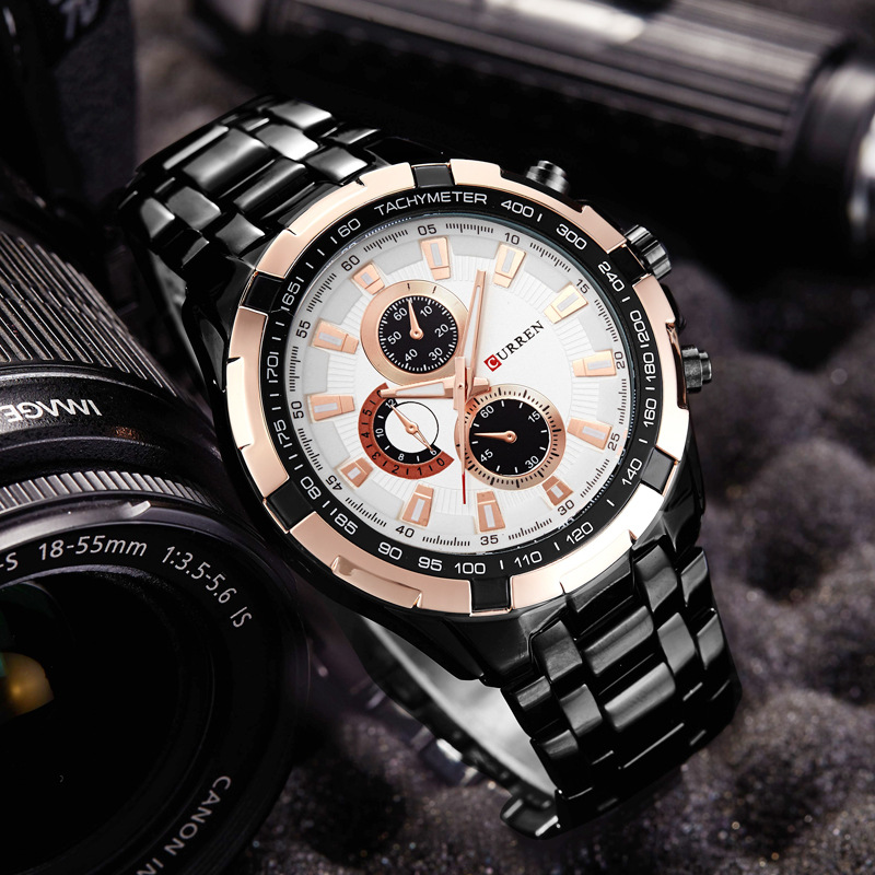 CURREN 8023 Jam Tangan Kuarsa  - Patek Philippe Watch Nautilus ulasan dan harga